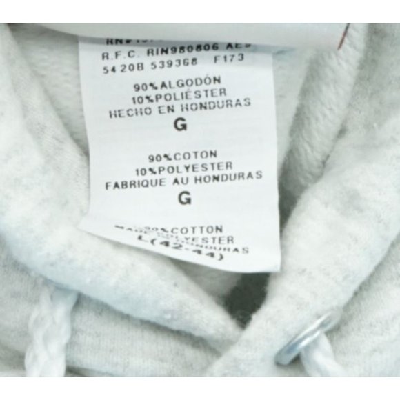 Vintage‎ Hanes Cory Eliason #26 Rudeen Racing Mens White/Gray Sweater Large - Picture 7 of 7